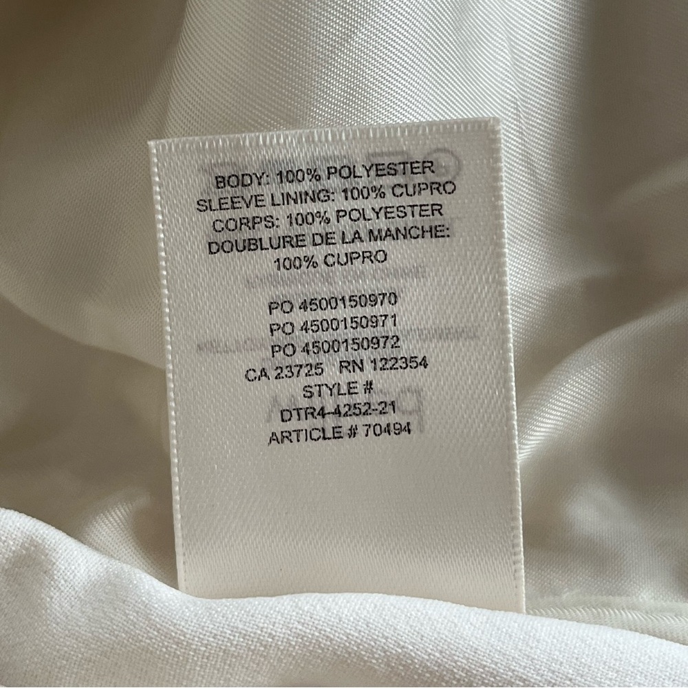 Aritzia Wilfred Cherrelle Light Birch new Formal Wedding Oversized Blazer Size L - Picture 15 of 15